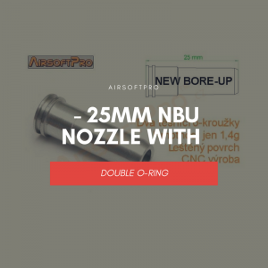 - 25mm NBU nozzle with double o-ring