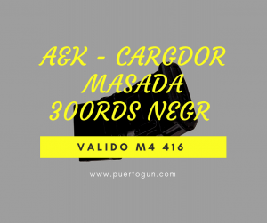 A&K - CARGDOR MASADA 300RDS NEGR