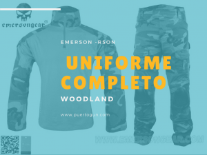 uniforme completo woodland