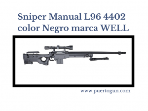 Sniper Manual L96 4402 color Negro marca WELL