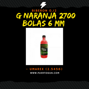 G Naranja 2700 Bolas 6 mm - UMAREX (2.5456)