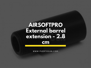 AIRSOFTPRO External barrel extension - 2.8 cm