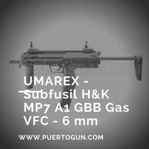 UMAREX - Subfusil H&K MP7 A1 GBB Gas VFC - 6 mm