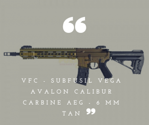 VFC - Subfusil Vega Avalon Calibur Carbine AEG - 6 mm TAN