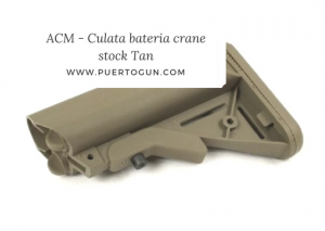 ACM - Culata bateria crane stock Tan