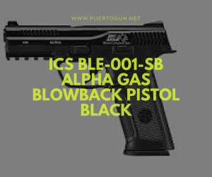 ICS BLE-001-SB Alpha Gas BlowBack Pistol Black