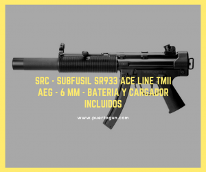 SRC - Subfusil SR933 Ace Line TMII AEG - 6 mm - Bateria y cargador incluidos