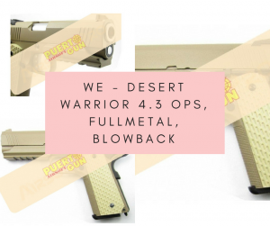 WE - Desert Warrior 4.3 OPS, fullmetal, blowback